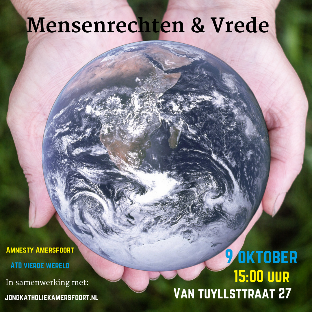 Uitnodiging 09 oktober jongerendag over Mensenrechten en Vrede