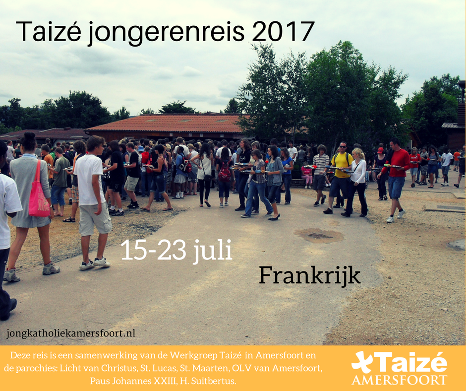 Taizé jongerenreis van 15-23 juli 2017