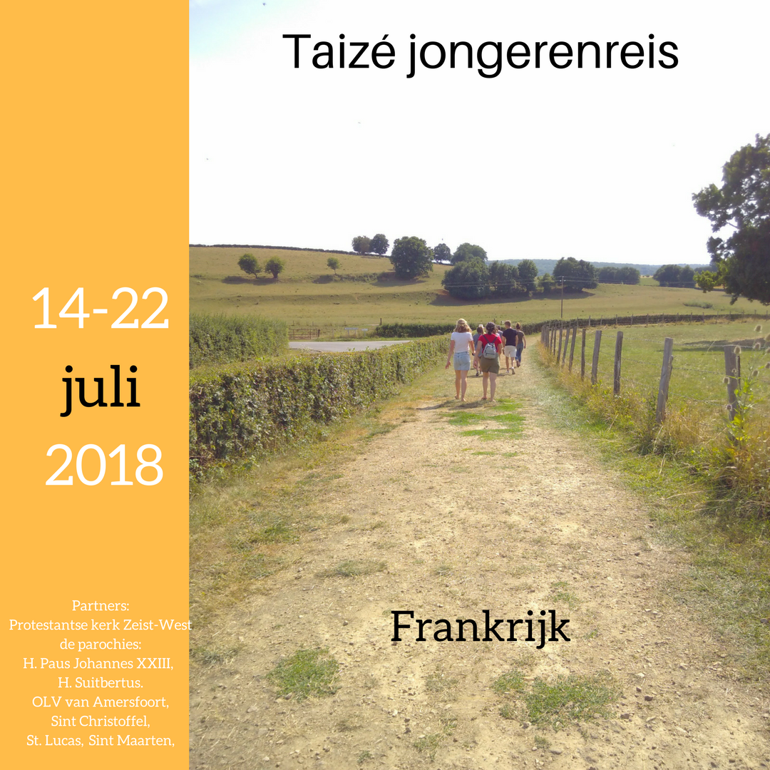 Reis naar Taizé in Frankrijk voor jongeren van 15 tot 30 jaar.