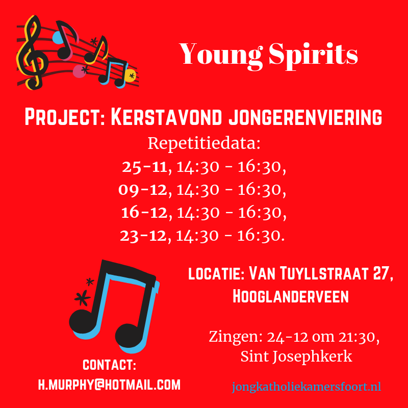 Zing mee met de Young Spirits jongerenkoor voor jongeren vanaf 15 jaar