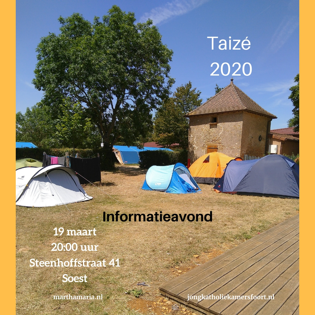 Informatiebijeenkomst Taizé 2020