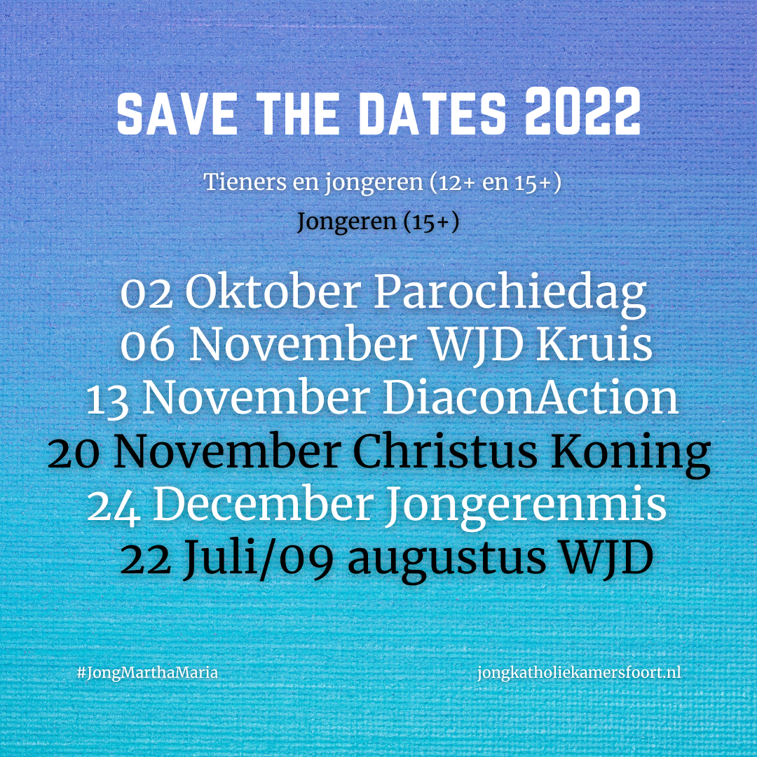 Save the dates!